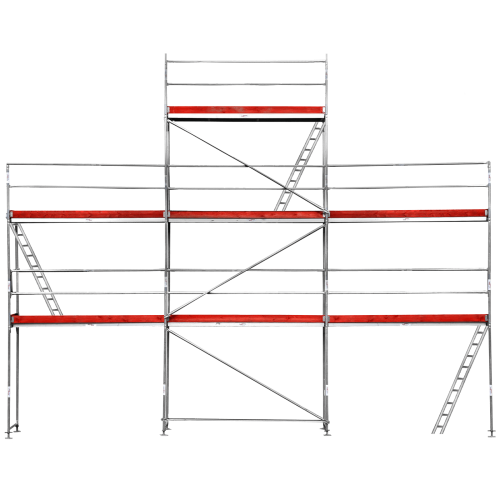 Facade scaffolding