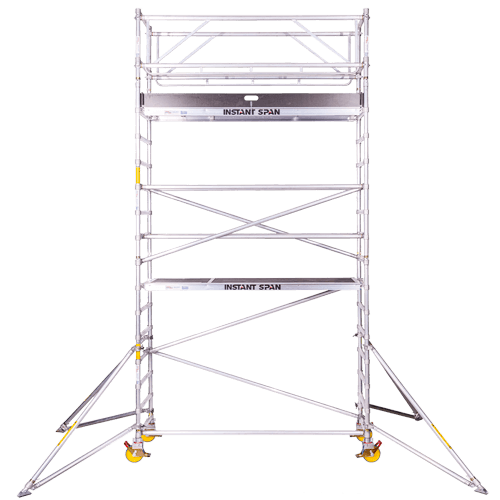 Mobile scaffolding