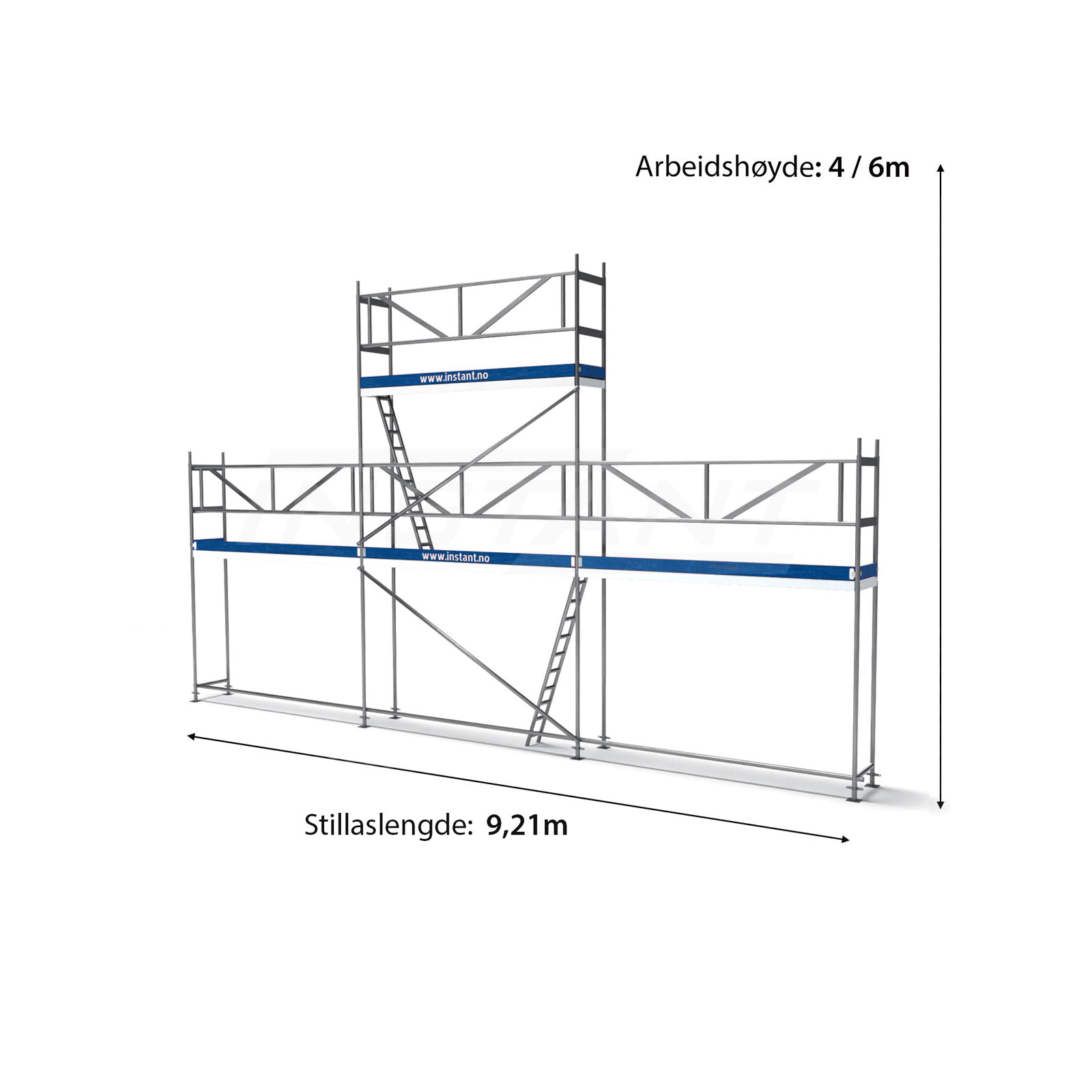 Gable scaffolding 37,5m2 - Image 2