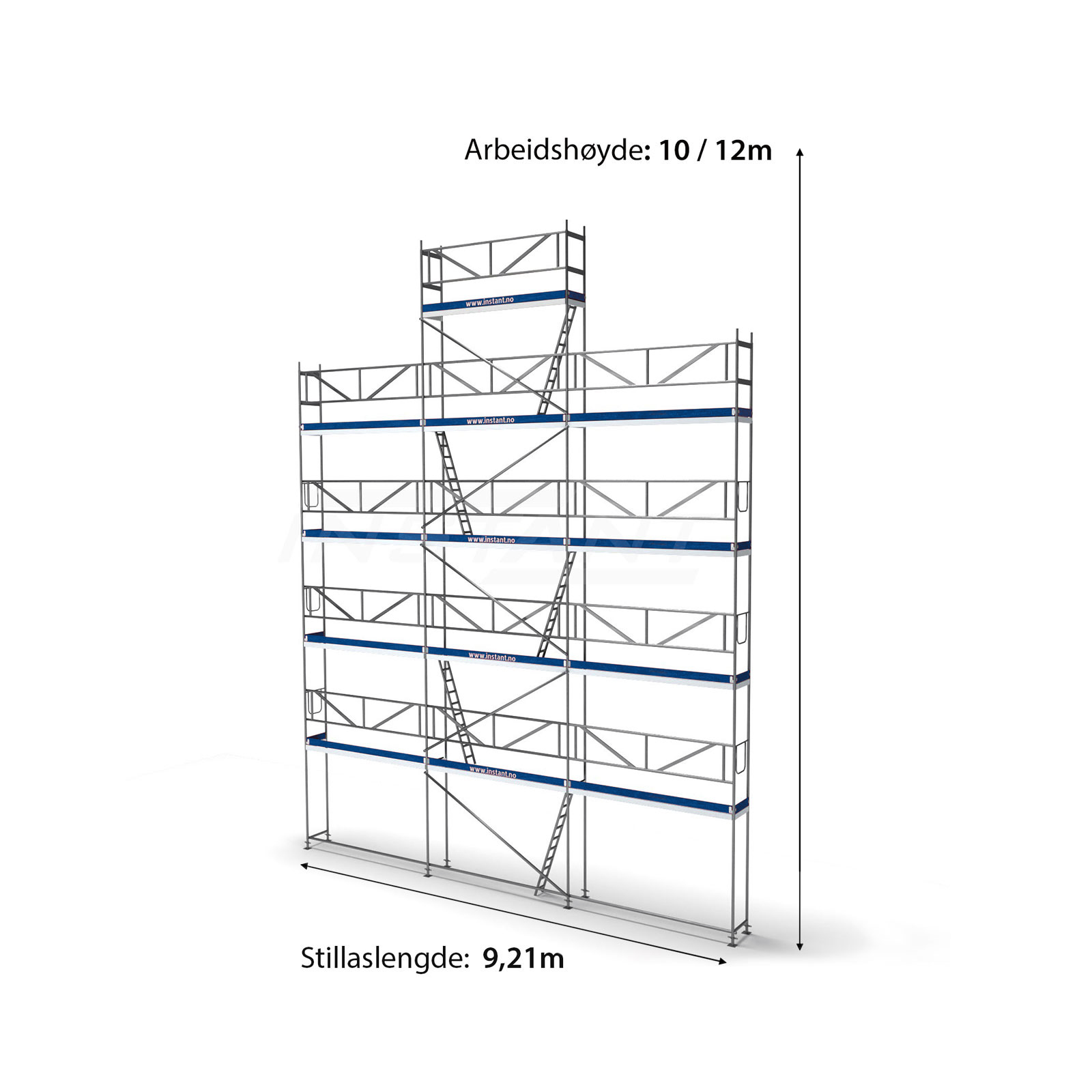 Extra large gable scaffolding 102m2 - Image 2