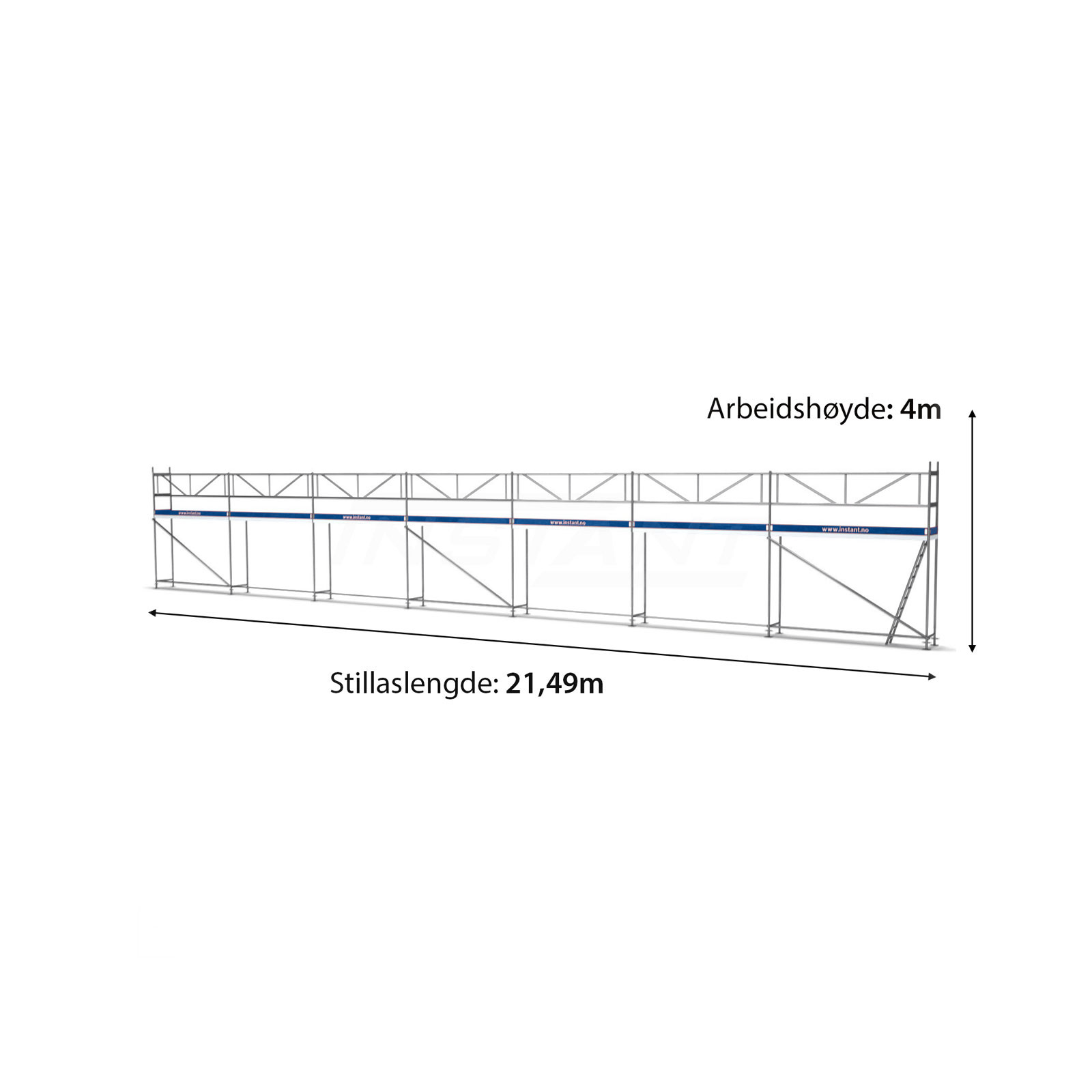 Scaffolding package 17 (75 m2) - Image 2