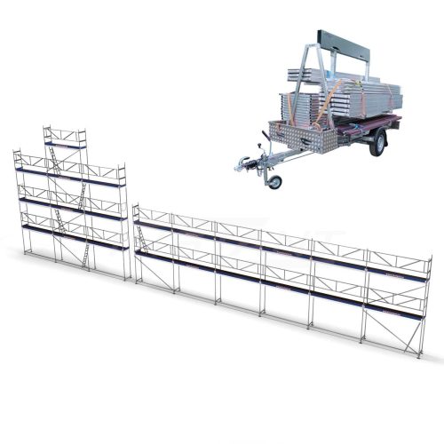 Agricultural package 101m² w/ scaffolding trailer