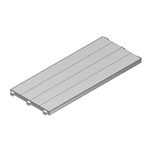 Platform, aluminum - 3.07m