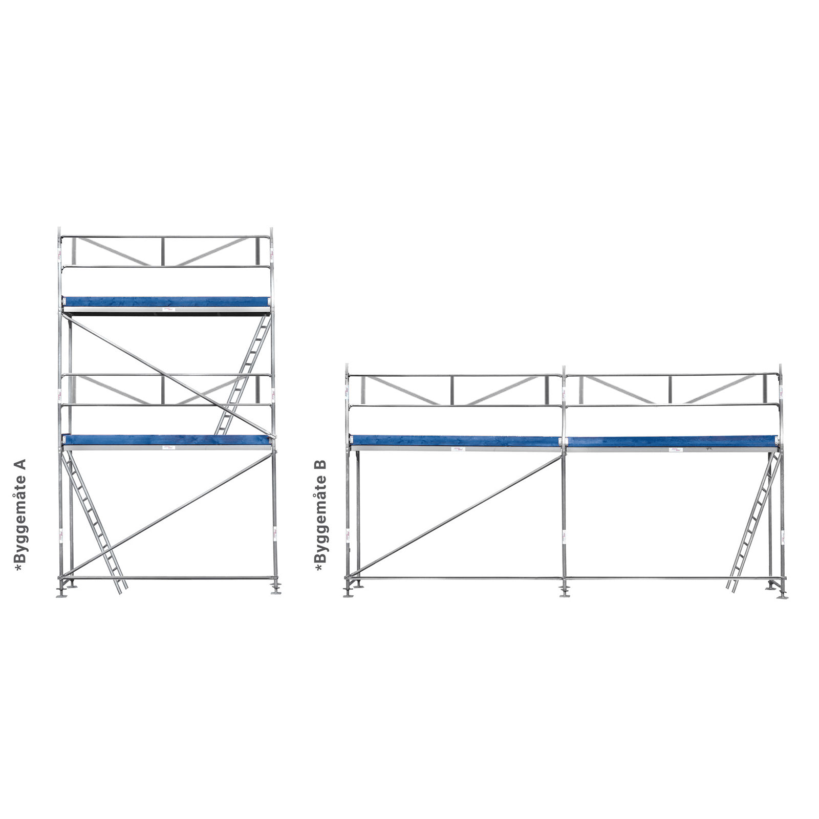 Combi scaffold 22m2