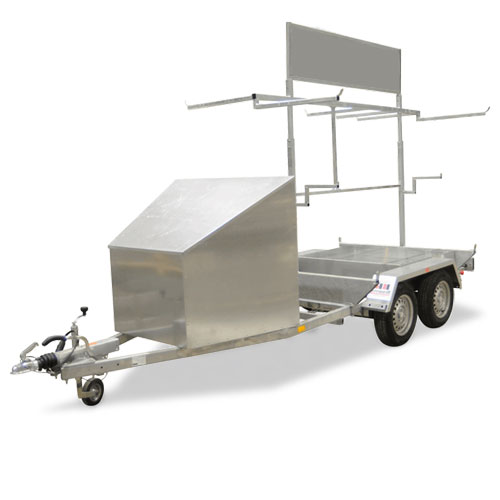 Scaffolding trailer 2000kg