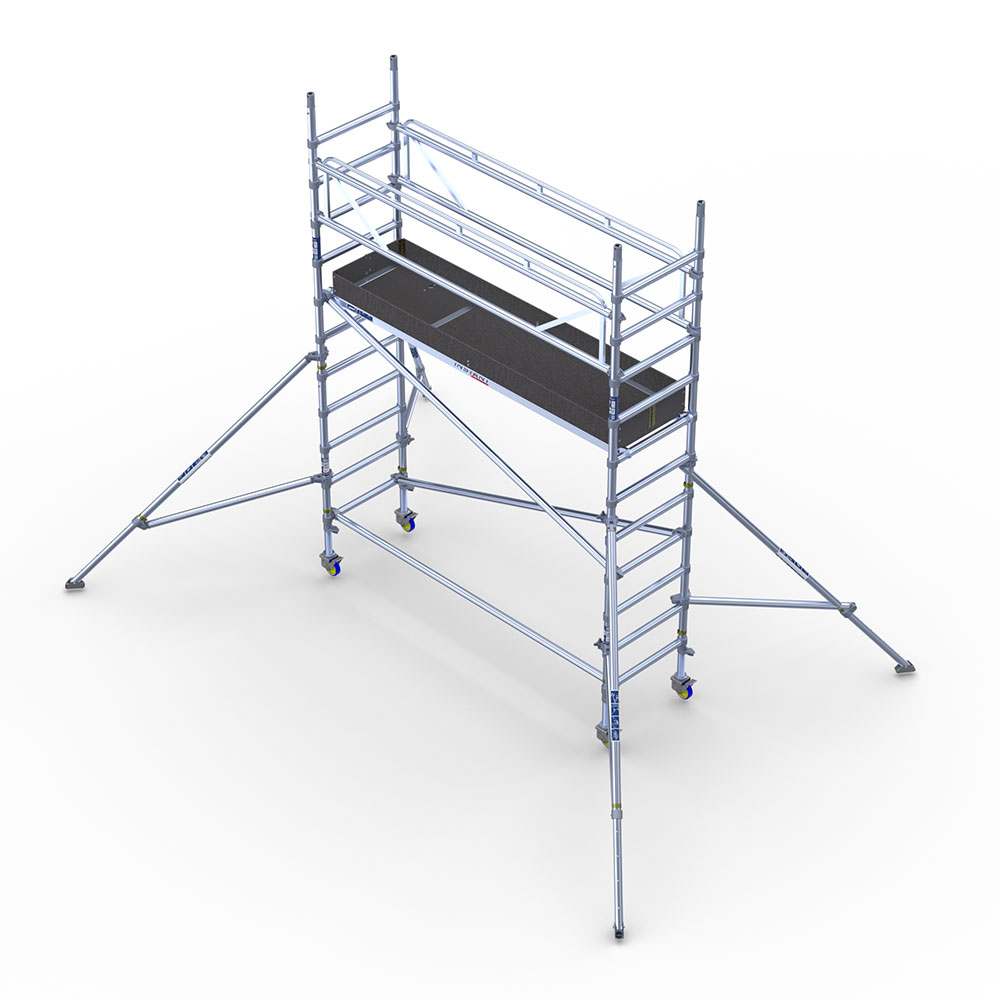 Rolling scaffolding, narrow - 4m working height - Image 4