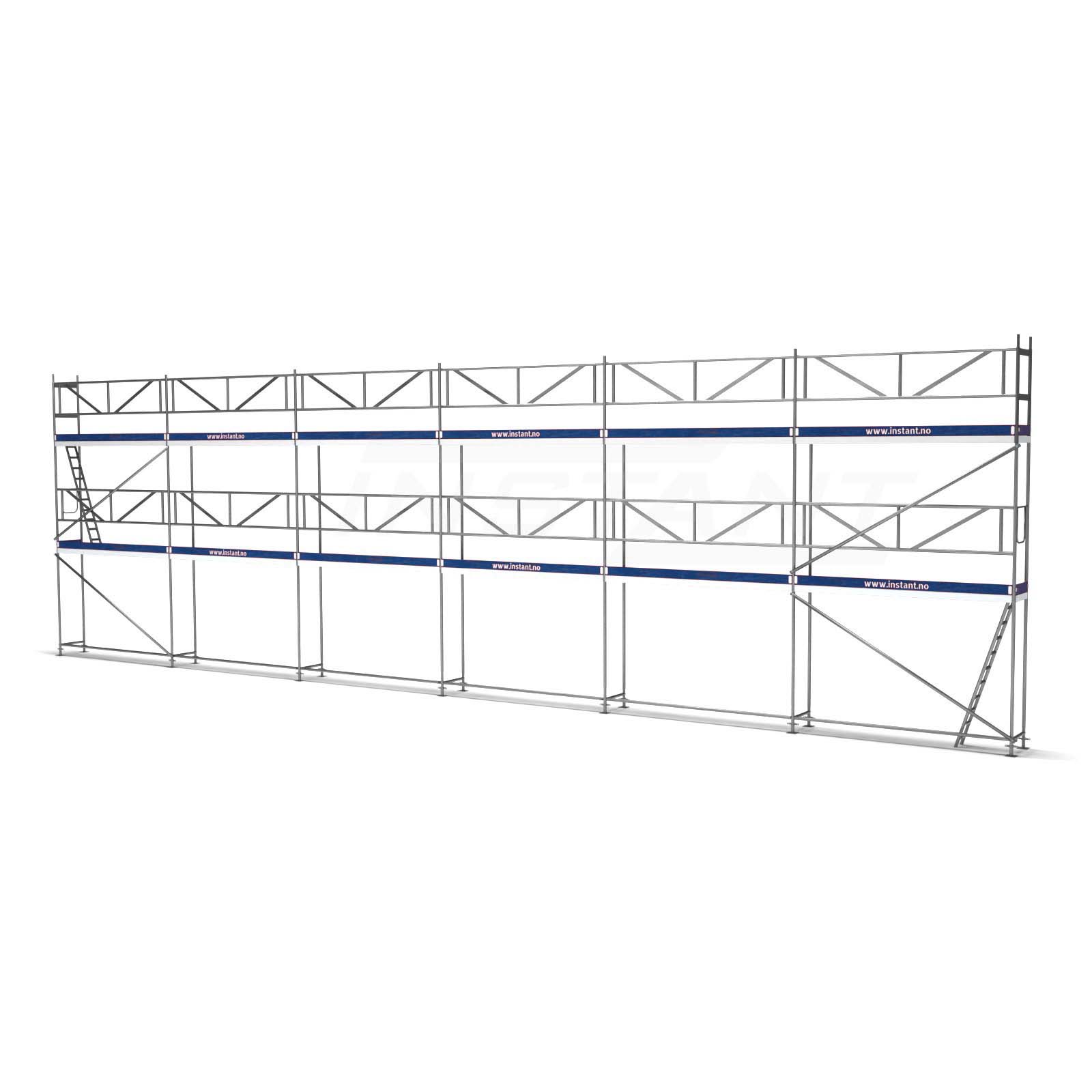 Scaffolding trailer with 101m2 scaffolding package - Image 3