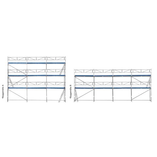 Combi scaffold 69m2