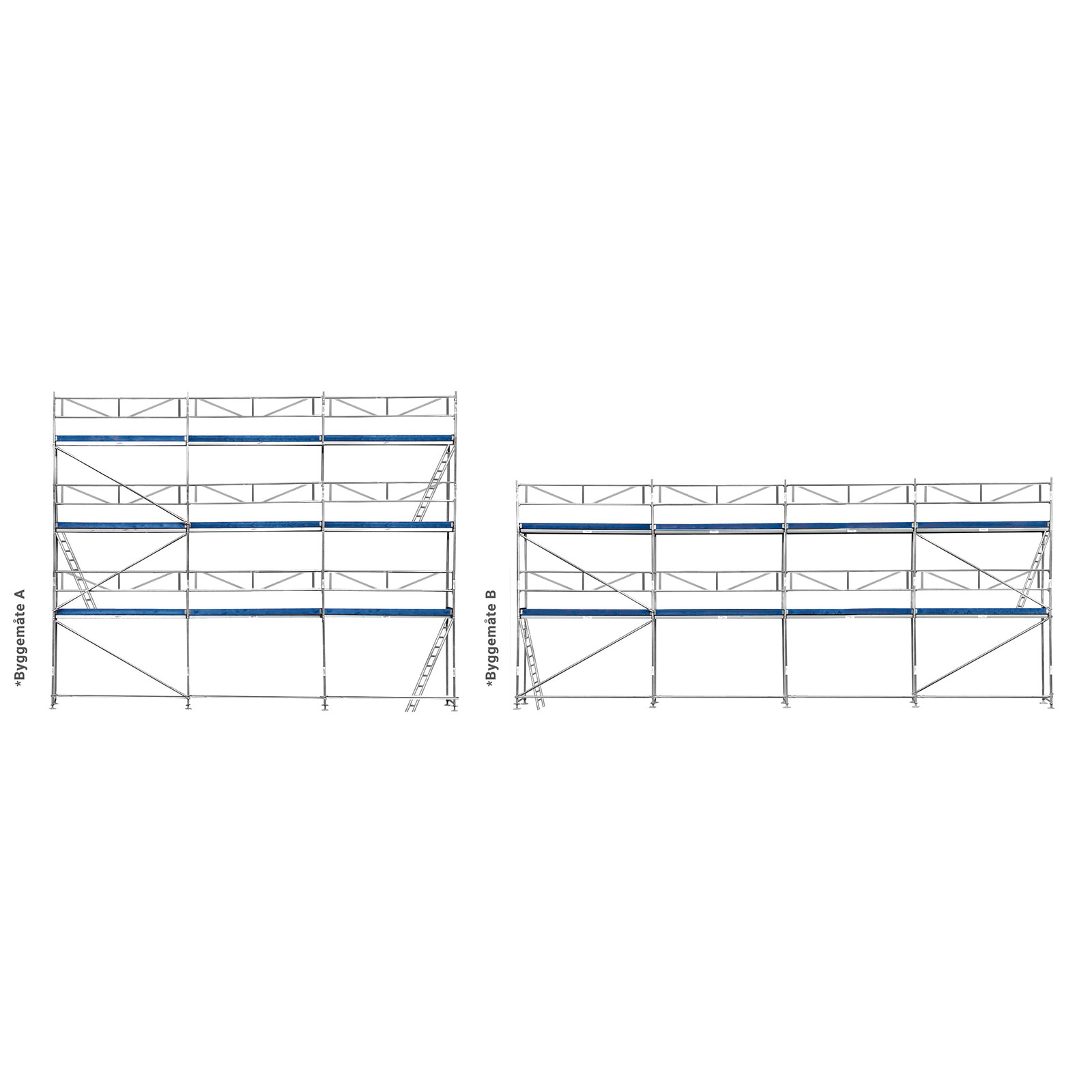 Combi scaffold 69m2