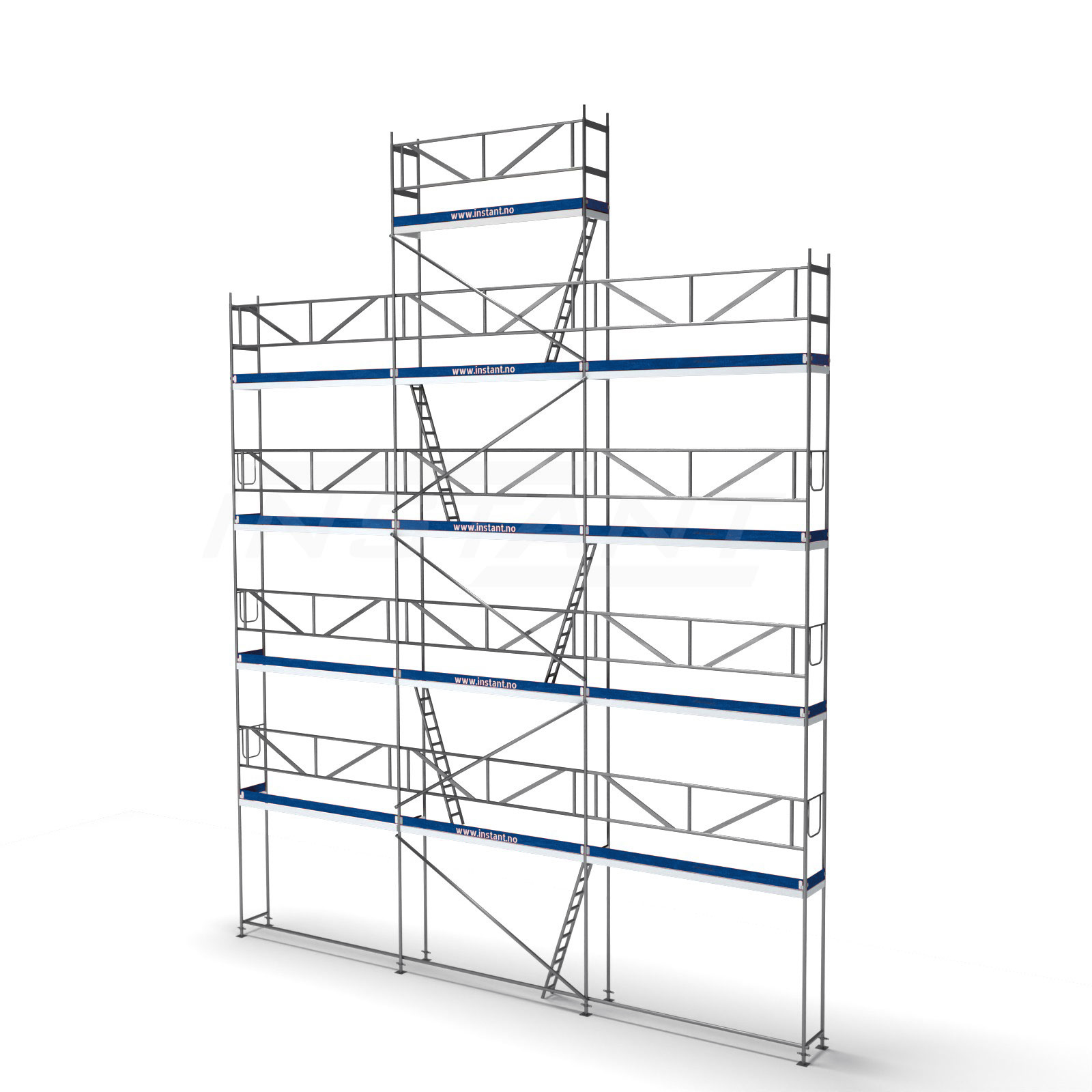 Extra large gable scaffolding 102m2