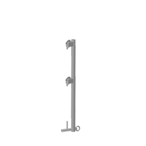 Railing post w / baseboard bracket 1.00 m